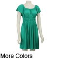 FINAL SALE Frenzii Women's Off-the-shoulder Flutter-sleeve Dress