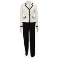 Tahari ASL Women's Black Frame Pant Suit