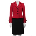 Tahari ASL Women's 3-button Skirt Suit