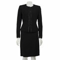 Tahari ASL Women's Beaded Skirt Suit