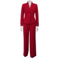 Tahari ASL Women's 'Bellagio' Red Pant Suit