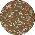 Indoor/ Outdoor Brown Area Rug (7'10 Round)