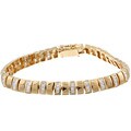 14k Gold over Silver 7-inch CZ Bracelet