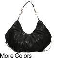 Andrew Marc 'Pricilla' Leather Pleated Hobo Bag