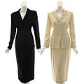 Audrey B Women's 2-piece Pinstripe Skirt Suit