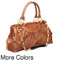 Nicole Miller Leather Chain Detail Bag