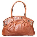 Nicole Miller Lambskin Satchel