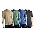 Anthology Men's Silk/ Cotton Two-tone Polo Shirt