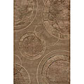 Brown Area Rug (5' x 7'6)