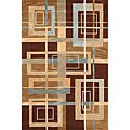 Poly-acrylic Mocha Area Rug (7'10 x 11')
