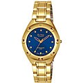 Invicta Activa Elegance Men's Goldtone Blue Dial Watch
