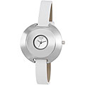 Activa by Invicta Women's White Leatherette Strap Watch