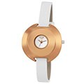 Activa by Invicta Women's Rosetone White Strap Watch