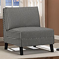 Aspen Houndstooth Slipper Chair
