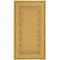Beachview Indoor/ Outdoor Natural Rug (2'7 x 5')