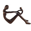 Cast Aluminum Mother/ Child Sculpture