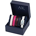 Anne Klein Women's Crystal Watch Gift Box