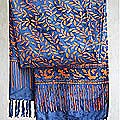 Batik 'Ginger Sky' Shawl (Indonesia)