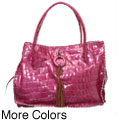 Carla Mancini Patent Leather Tote Bag