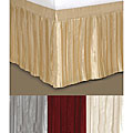 Pleated Satin Bedskirt