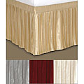 Pleated Satin Bedskirt