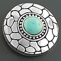 Sterling Silver Turquoise and Pendant (Thailand)