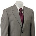 Lauren by Ralph Lauren Men's Grey Wool 2-button Suit