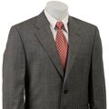 Lauren by Ralph Lauren Men's Grey Nailhead Wool 2-button Suit