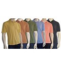Per Lui Per Lei Men's Stonewashed Pique Polo Shirt