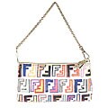 Fendi Zucca Vitello Pouchette Bag