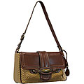 Isaac Mizrahi Women's Synthetic Leather/ Fabric Satchel