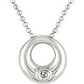 Sterling Silver Diamond Accent Necklace 