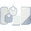 Tadpoles 5-piece Terry Gift Set in Navy