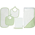 Tadpoles 5-piece Green Terry Gift Set