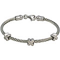 Maddy Emerson Couture Cable Bangle Bracelet