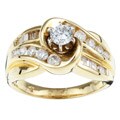 14k Yellow Gold 1ct TDW Diamond Engagement Ring (H-I, I2)