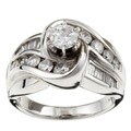 14k White Gold 1 1/2ct TDW Diamond Engagement Ring (H-I, I2)