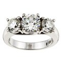 14k White Gold 3ct TDW IGI-certified Diamond Ring (J, I1)
