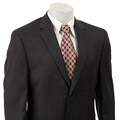 Joseph Abboud Men's Charcoal Wool 2-button Suit