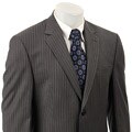 Joseph Abboud Men's Grey Stripe Wool 2-button Suit