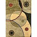 New Zealand Wool Sage/ Terracotta Rug (8' x 11')