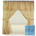 Tribute Lace Double Swag Shower Curtain