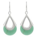 Sterling Silver Multi-gemstone Teardrop Dangle Earrings