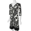 Sangria Women's Long-sleeve V-neck Dress