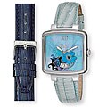 Bellagio Women's Lido Fascino Blue Floral Dial Watch