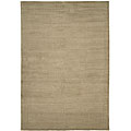 Hand-woven Calvin Klein New Zealand Wool/ Silk Rug (5'6 x 8')