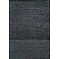 Calvin Klein Charcoal Wool/ Silk Rug (3' x 5')