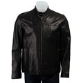 Cole Haan Men's Lamb Leather Moto Jacket