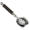 Brown Leather Bar Strainer
