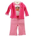 Small Paul by Paul Frank Infant Girl's 3-piece Hoodie Set